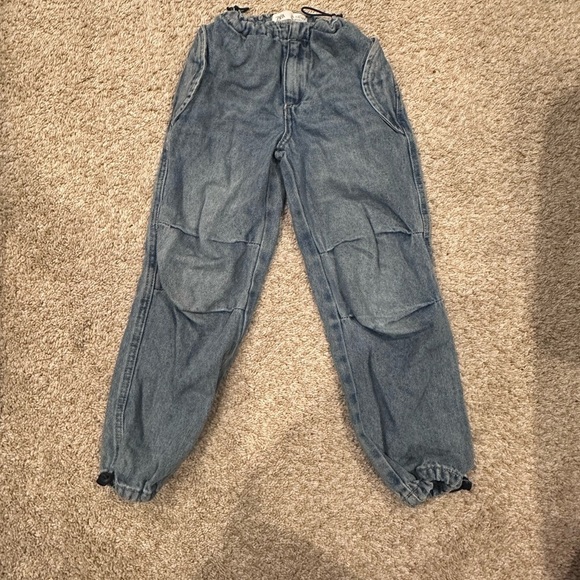 Zara Other - Zara Light Blue Denim Joggers